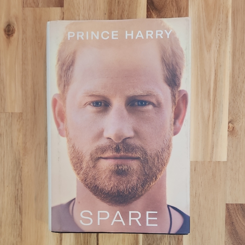 Prince Harry Spare Hardcover Book